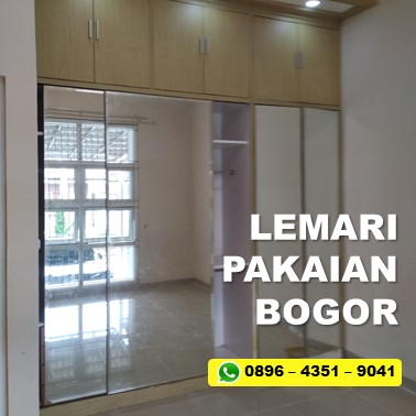 Lemari pakaian wardrobe custom Bogor