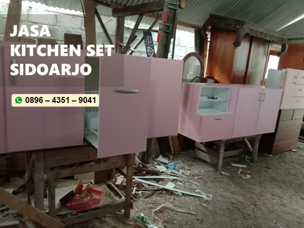 Jasa pembuatan kitchen set custom Sidoarjo