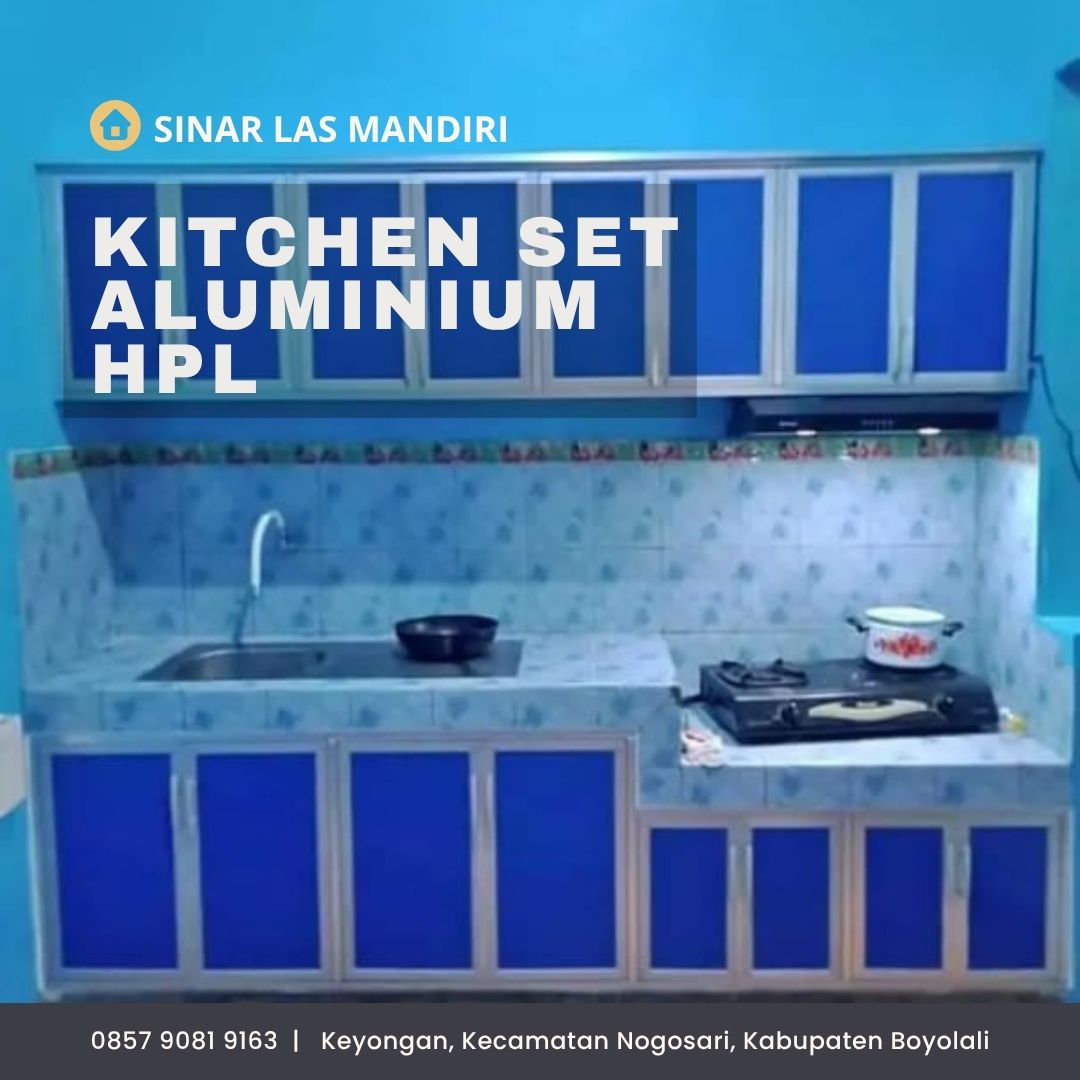 Biaya Kitchen set aluminium Boyolali